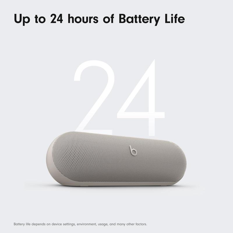 Alto-falante Bluetooth Beats Pill x Kim Kardashian cinza claro